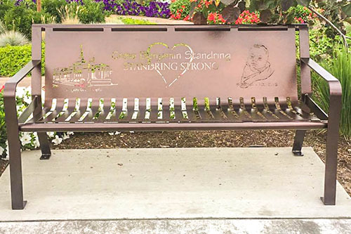 Classic Memorial Benches - Superior Laser Cutting