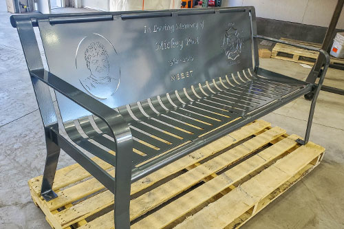 Classic Memorial Benches - Superior Laser Cutting