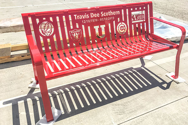 Classic Memorial Benches - Superior Laser Cutting