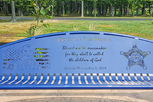 Memorial Bench Swing - Superior Laser Cutting