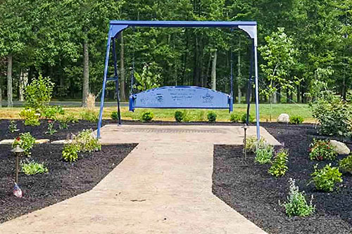 Memorial Bench Swing - Superior Laser Cutting