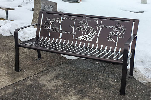 Classic Memorial Benches - Superior Laser Cutting