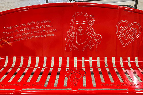 Memorial Bench Swing - Superior Laser Cutting
